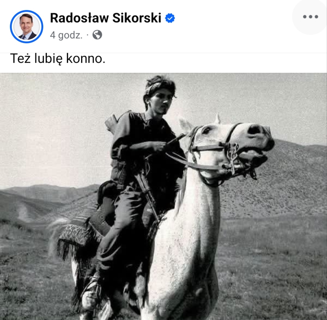 Źródło: facebook.com/radeksikorski